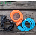 Pvc Bicycle Cable Lock High security cylingder spiral cable lock bike Supplier